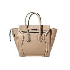 Celine Luggage Shopper Drummed Calf Dune Italy 2