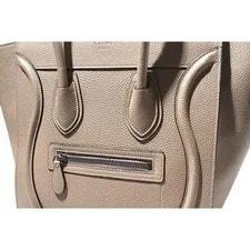 Celine Luggage Shopper Drummed Calf Dune Italy 4