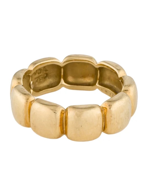 Van Cleef & Arpels — 18K Grooved Band — Jewelry — resale