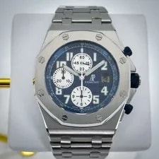 Audemars Piguet Royal Oak Offshore Chronograph 42mm Blue Dial Complete Set 3
