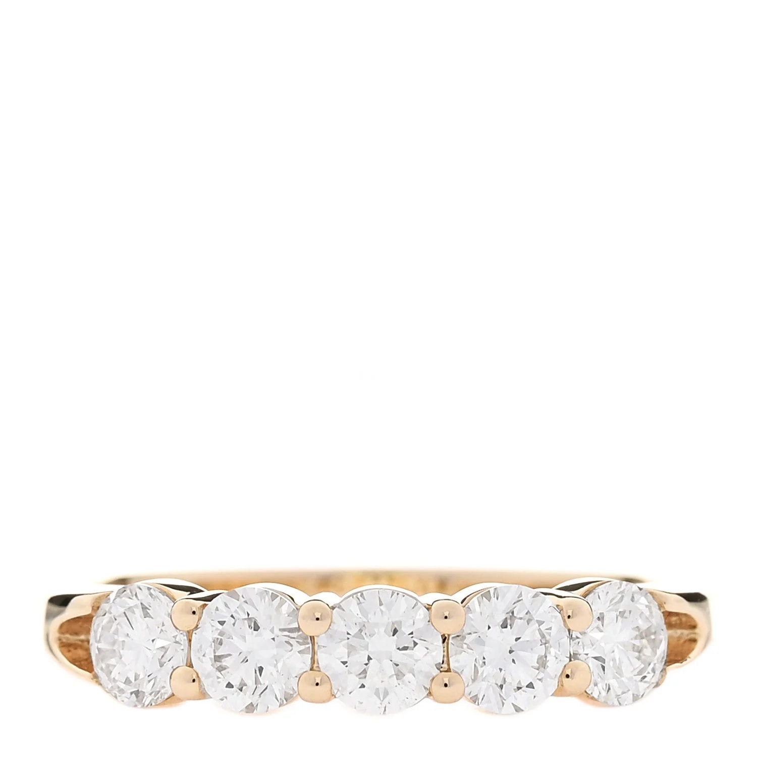 14K Yellow Gold .95ctw Five 54 7 — Jewelry — resale