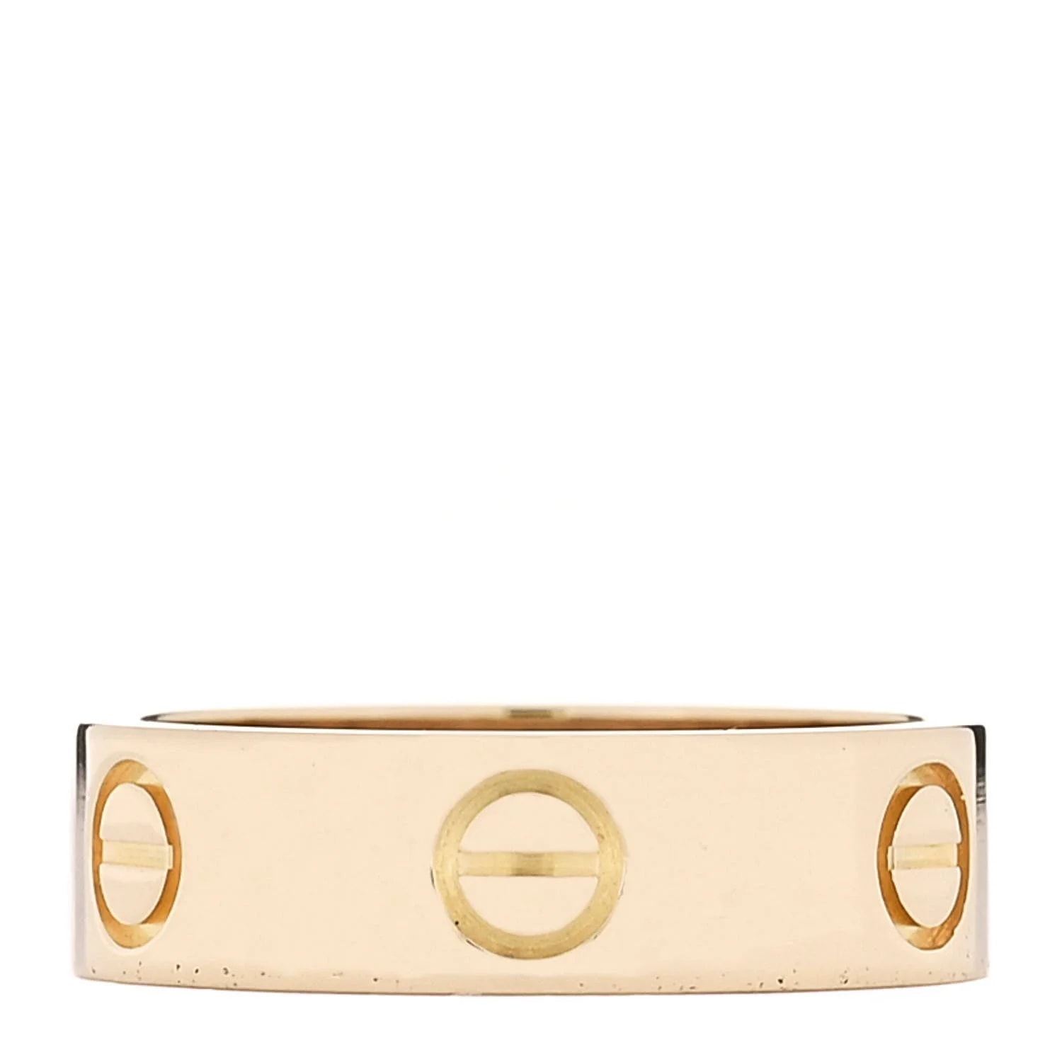 Cartier — 18K Yellow Gold 5.5mm Love 53 6.5 — Jewelry — resale