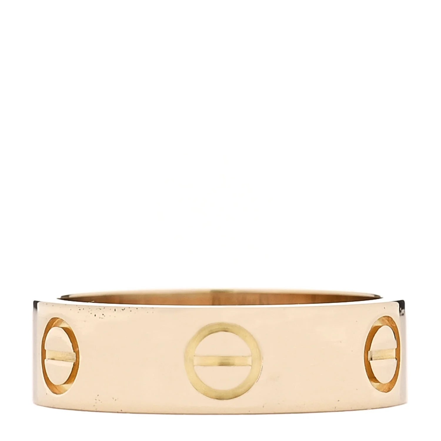 18K Yellow Gold 5.5mm Love 53 6.5 3