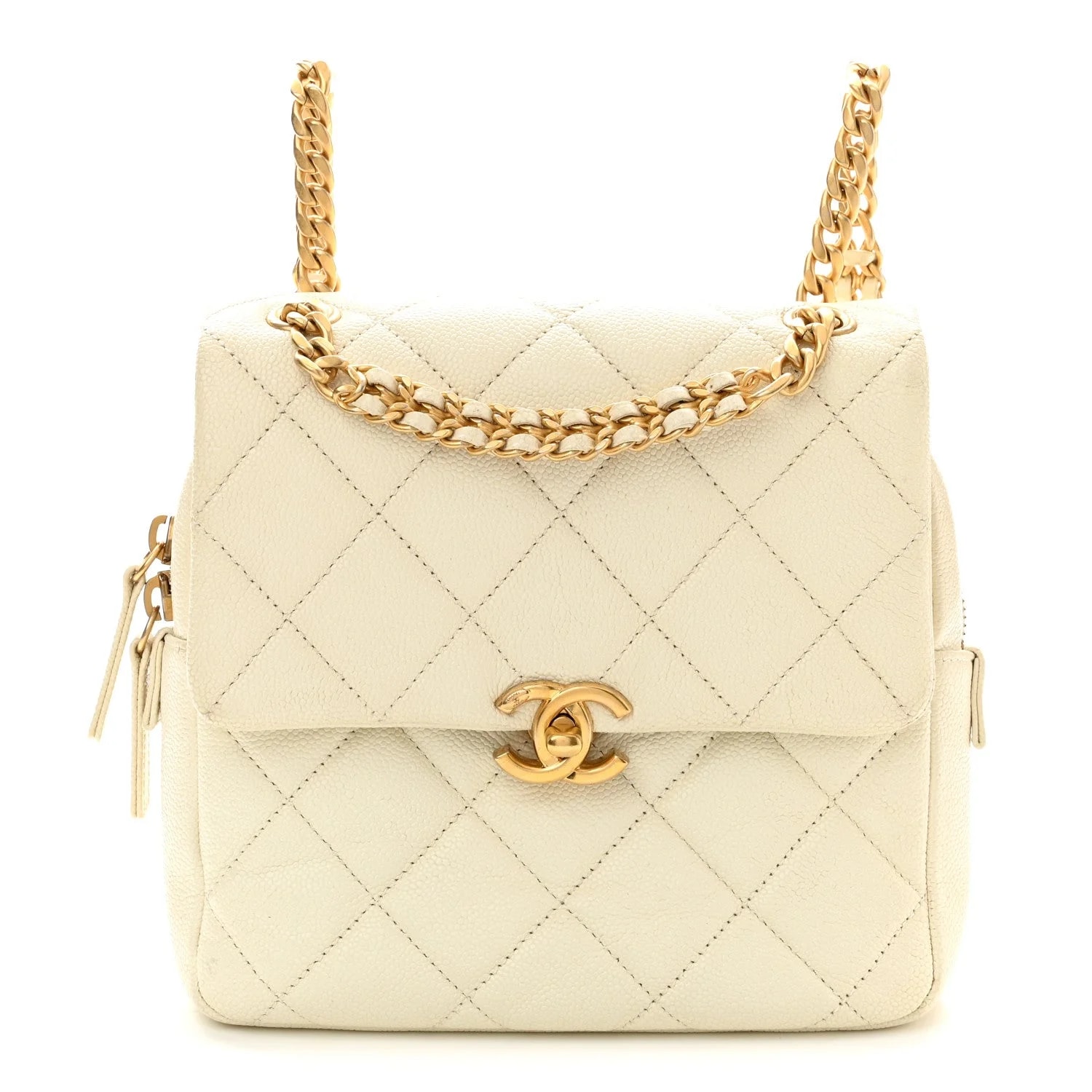 Chanel — Shiny Chain Melody Backpack — Handbag — resale