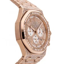 Audemars Piguet Royal Oak Offshore Chrono Rose Full Diamond 26322OR.ZZ.1222OR.01 3
