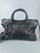 Balenciaga — Balenciaga le City First Rivet Design Arena Historic Handbags — Handbag — resale