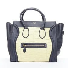 Celine — Celine Luggage Embossed One Size — Handbag — resale