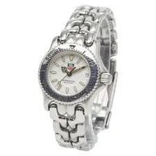 TAG Heuer Professional WG1412 0 Quartz White Dial Stainless Steel T 2