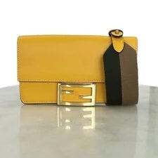 Fendi — Fendi Flat Baguette Or With Strap — Handbag — resale