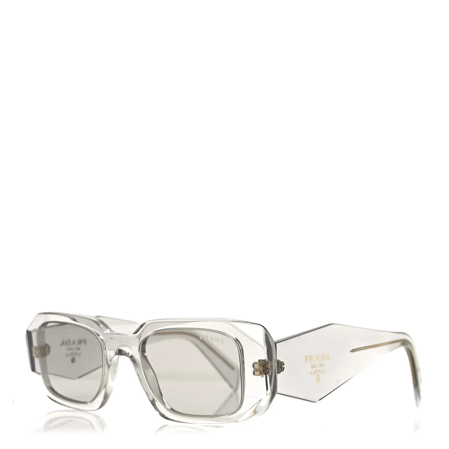 Prada — Acetate Symbole Sunglasses SPR 17W Transparent — Accessory — resale
