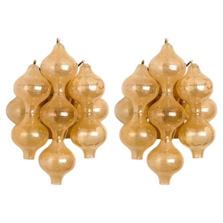 J.T. Kalmar, Kalmar Lighting — Pair of Tulipan Wall Or Sconces By J.T. Kalmar, 1960s — lighting — resale
