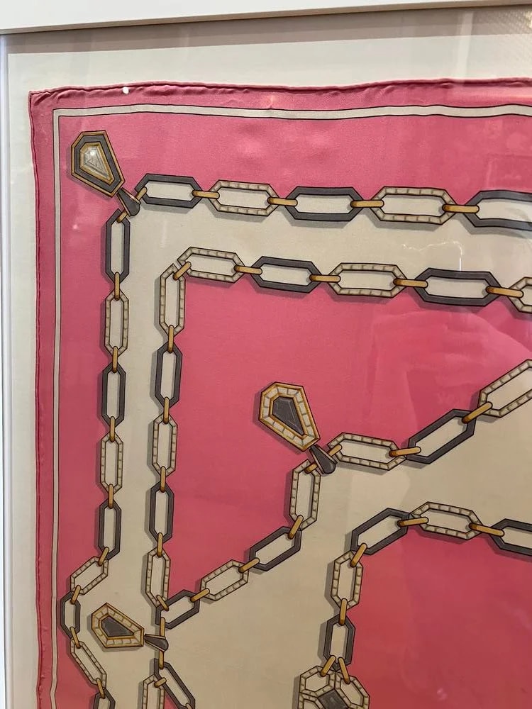 Cartier Chain Link Scarf Framed 4