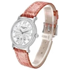 Patek Philippe Calatrava White Gold MOP Diamond 4959G 4959 4
