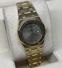 Audemars Piguet Royal Oak Quartz Grey Dial Full 18kt Gold 56175BA Only 2