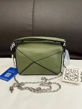 Loewe Puzzle Nano Top Handle Crossbody Auth [] 2