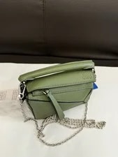 Loewe Puzzle Nano Top Handle Crossbody Auth [] 3