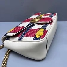 Gucci GG Marmont 26 Graffiti Crossbody 4