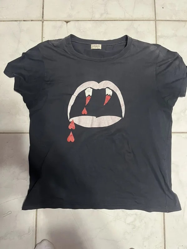 Saint Laurent — Saint Laurent X Hedi Slimane Blood Luster Tee — streetwear — resale