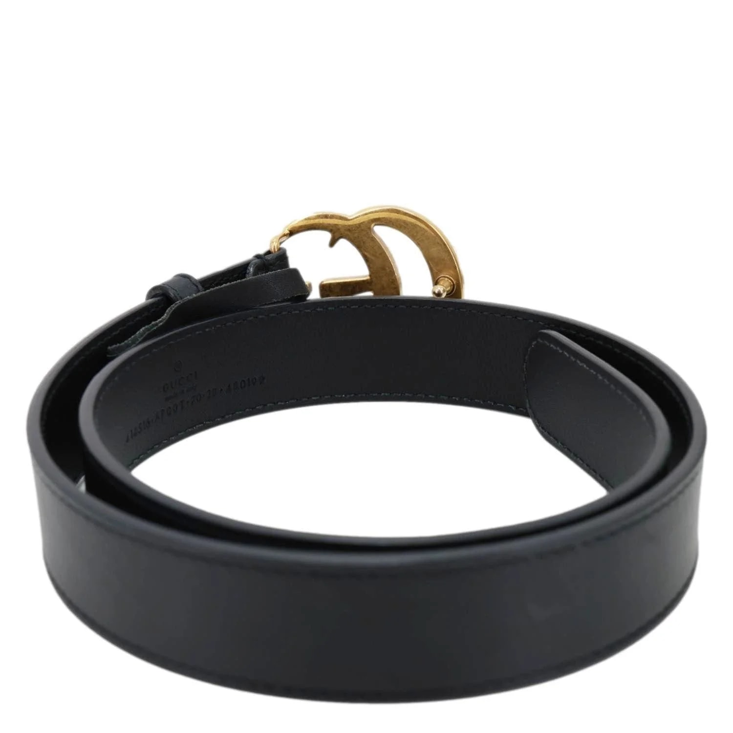 Gucci GG Buckle Marmont Belt Size 70.28 414516 3