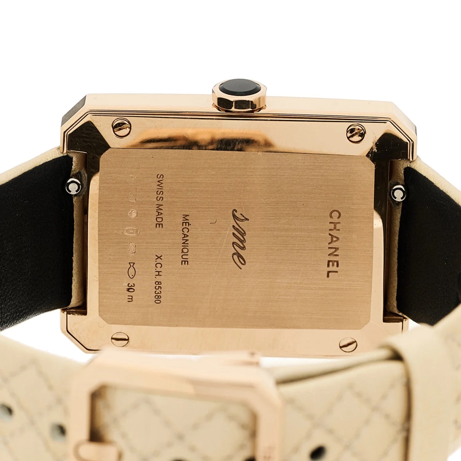 18K Beige Gold Calfskin 29mm Boy-Friend Manual Winding Silver 4