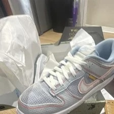 Nike — Nike Dunk Low X Passport Pack Argon Hyper / ; — Sneaker — resale
