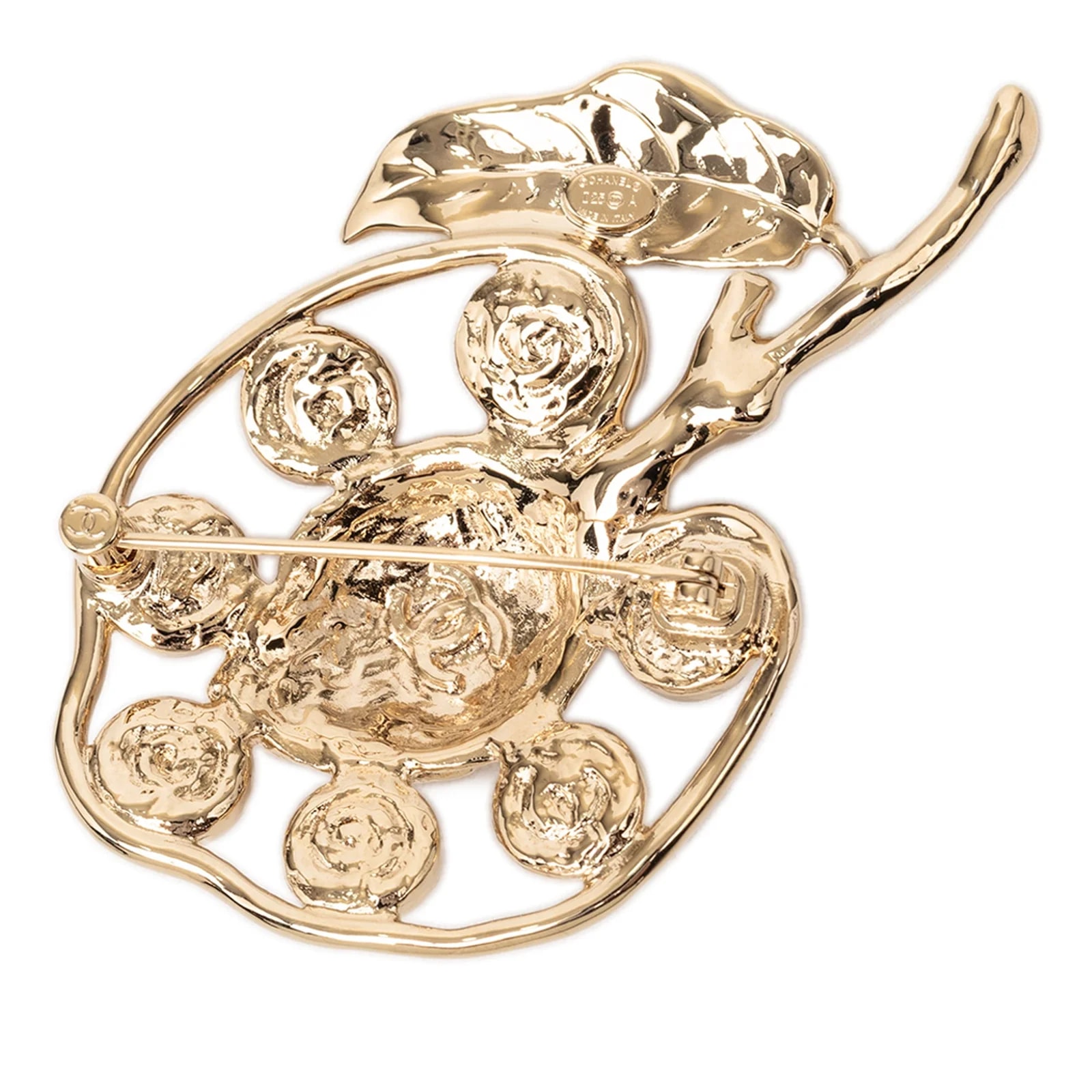 CC Strass and Gripoix Fruit Pin Brooch 2