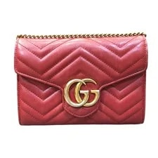 Gucci — Gucci GG Marmont Chain Wallet Chain Wallet 474575 #OKB7643 — Handbag — resale