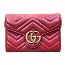 Gucci GG Marmont Chain Wallet Chain Wallet 474575 #OKB7643 2