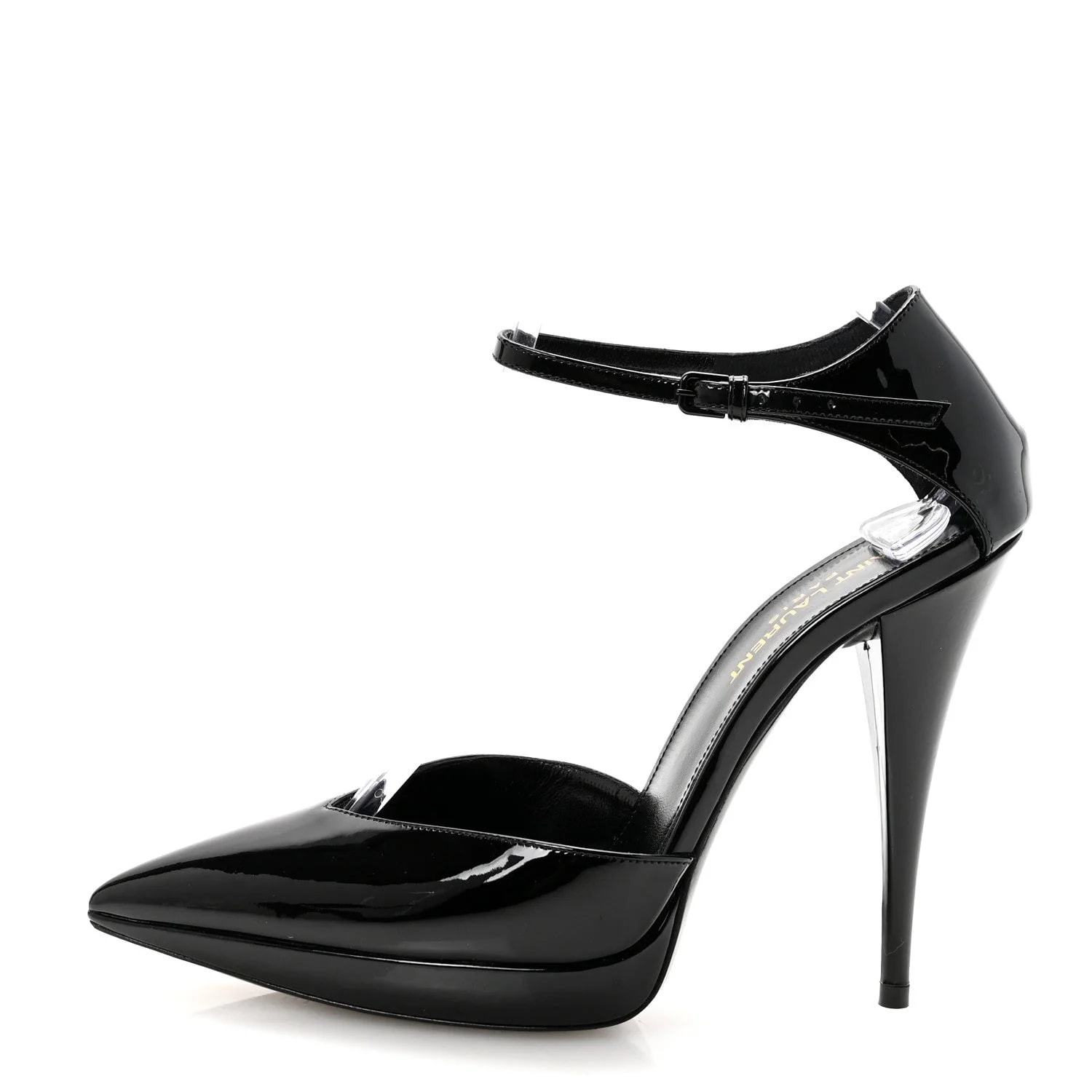 Saint Laurent — Anja 105 Ankle Strap Pointed 37 — Designer Shoe — resale