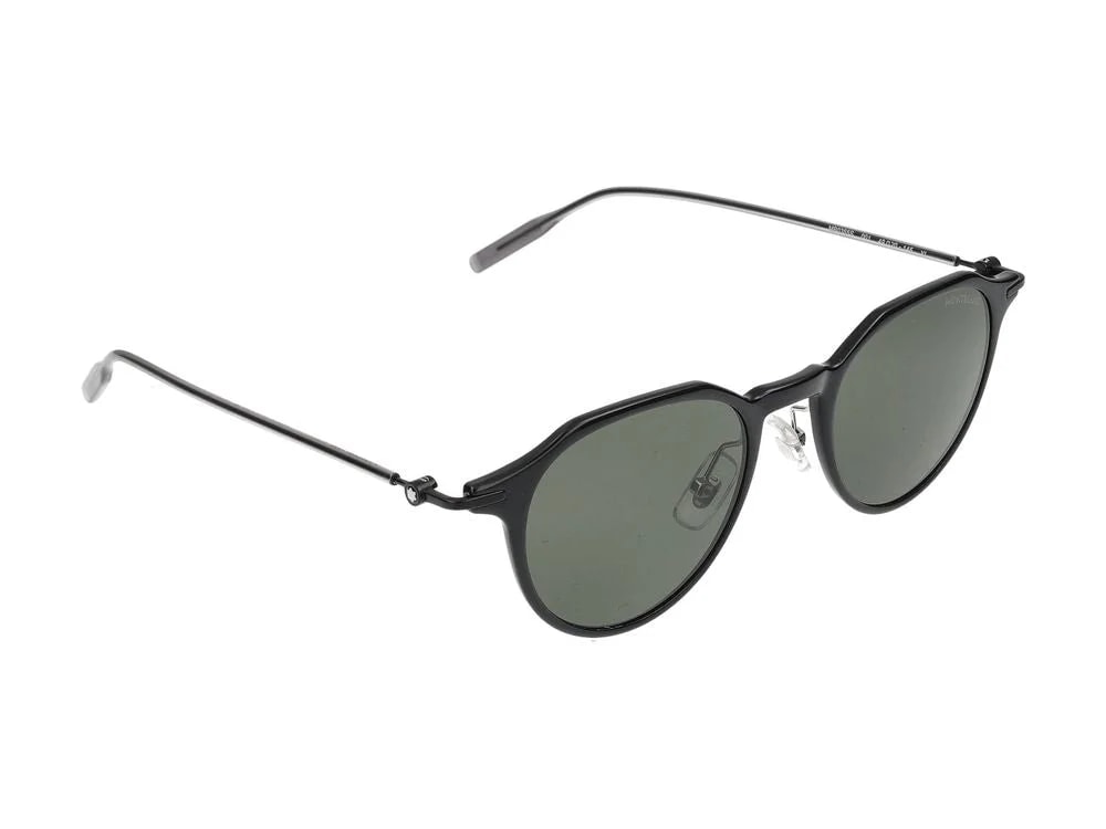 Montblanc Mb0355s Round-Frame Sunglasses — Injected 3