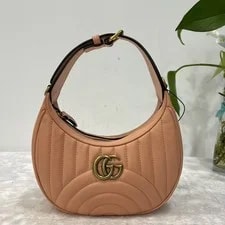 Authentic Gucci GG Marmont Hobo Chevron Quilt 2