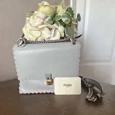 Fendi — Fendi Light Scalloped Accent Chain Strap Hardware — Handbag — resale