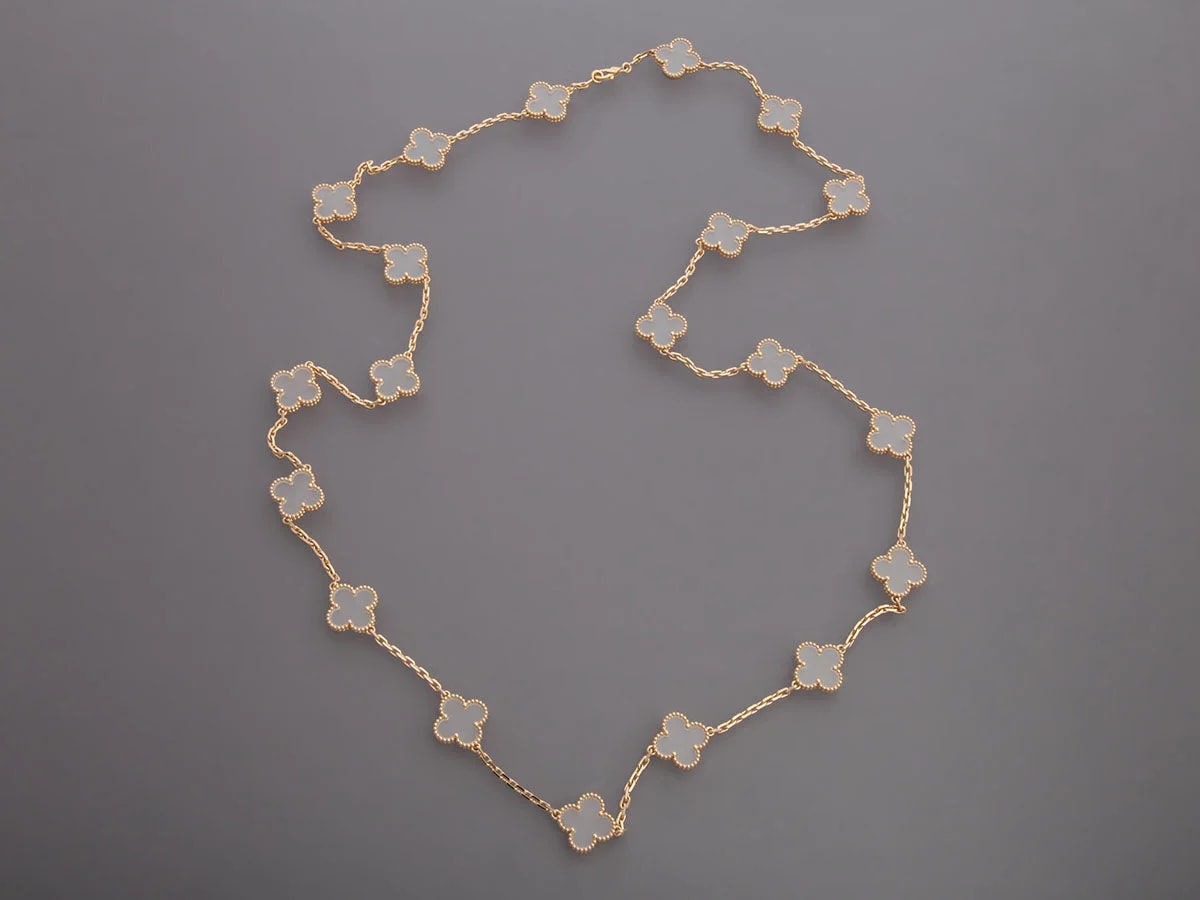 Van Cleef & Arpels 18K Yellow Gold Rock 20-Motif Alhambra 3