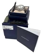 2023 Panerai Submersible Bianco White 42mm Automatic Leather PAM02223 BOX 2
