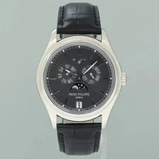 Patek Philippe — Patek Philippe 5146P Platinum Annual Calendar Moon Phase 39mm Grey — Watch — resale