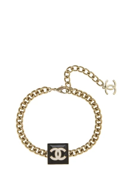 Chanel — Enamel 'CC' Choker — Jewelry — resale