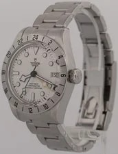 2025 Papers Tudor Black Bay Pro White 39mm GMT Stainless Steel 79470 BOX 3