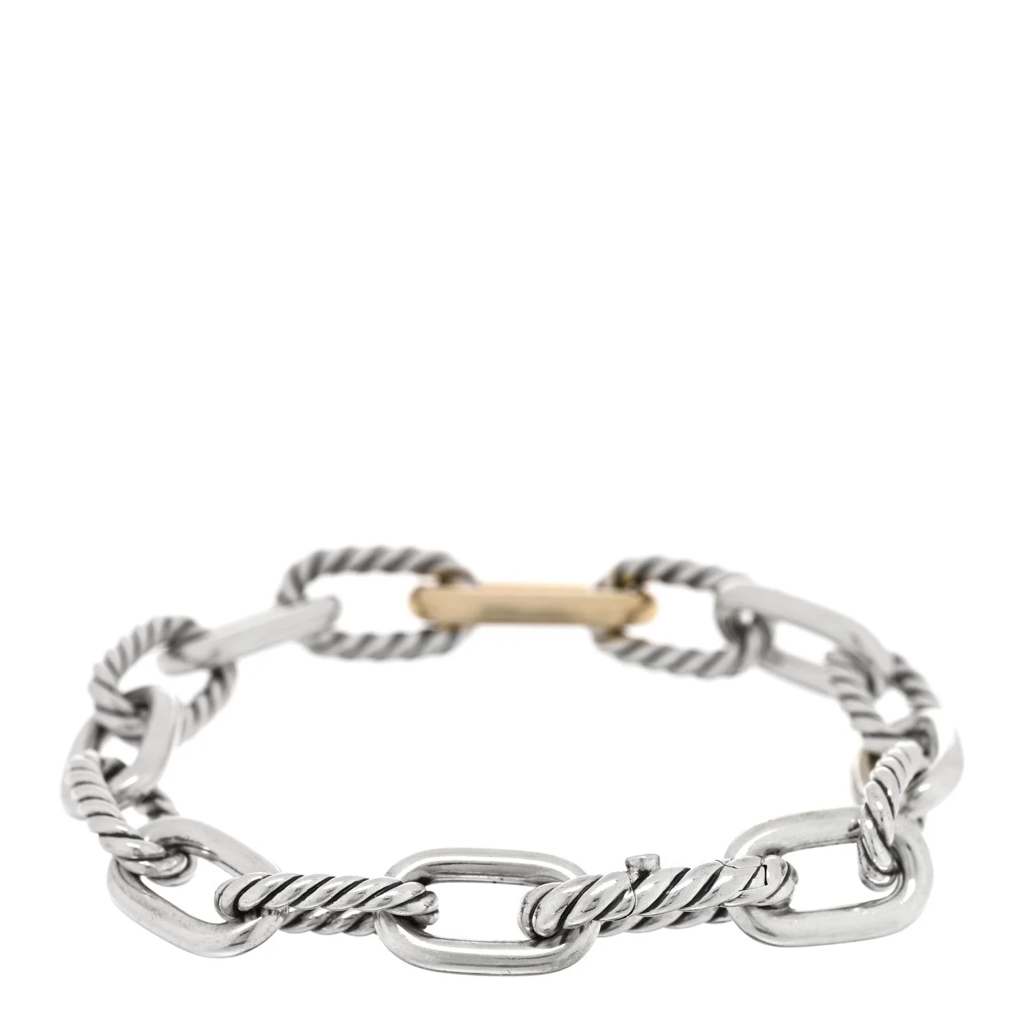 18K Yellow Gold 11mm DY Madison Link Chain 2