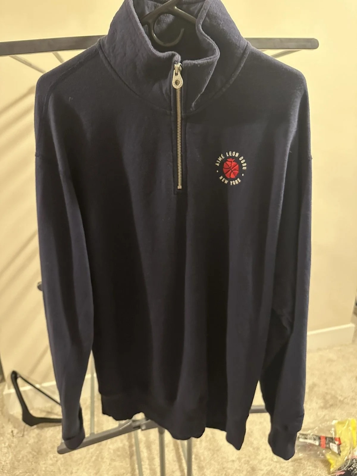 Aime Leon Dore New Balance Half-zip Sweatshirt — streetwear — resale