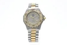 【EXC+5】TAG Heuer 3000 934.213 Pro 200m Gray Dial Gold 33mm 3