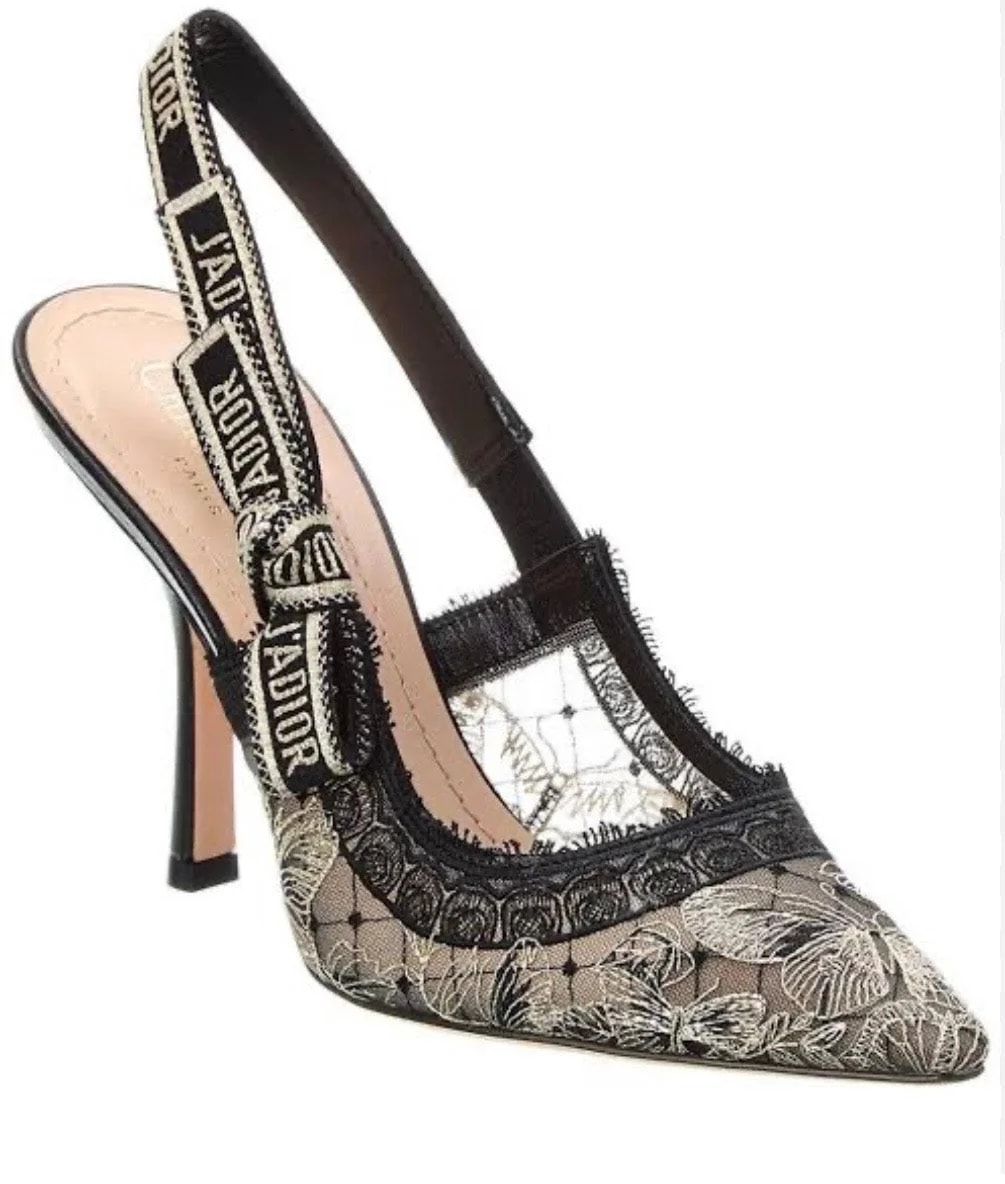 Dior — and Lace — Designer Shoe — resale