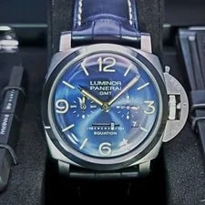 Panerai PAM00670 PAM 670 Luminor Equation of Time GMT Titanium Blue Dial 47 Mm 3