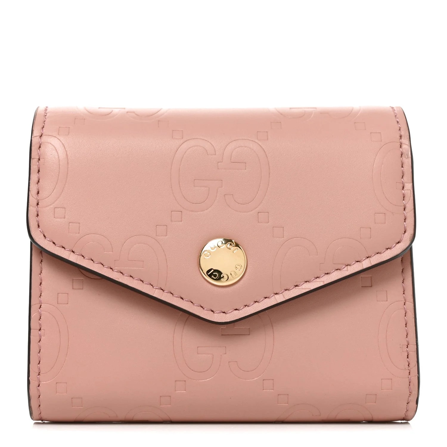 Gucci — Gilbert Jumbo GG Embossed Tri-Fold Wallet — Accessory — resale