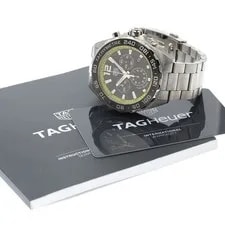 TAG Heuer CAZ101AC Formula 1 Date Chronograph Quartz S Good Condition With 2