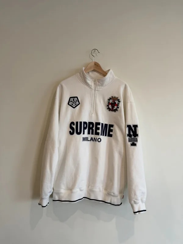 Supreme — Supreme Milano Half Zip Pullover — streetwear — resale