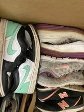 Lot 37 Pairs of Athletic Shoe Wholesale Reseller Bulk Hoka on Cloud Keen *Read 3