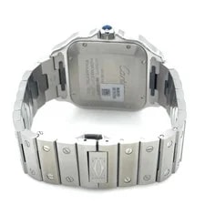 Cartier Santos Large Model Automatic Stainless Steel White Dial WSSA0018 4