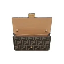 Fendi Baguette Polyester Crossbody 8.2x2x4.5 in 4