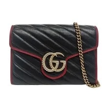 Gucci — Gucci GG Marmont Wallet on Chain GHW — Handbag — resale