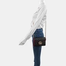 Gucci GG Marmont Wallet on Chain GHW 2